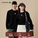 LACOSTE法國鱷魚(yú)男女同款25秋冬新款舒適圓領(lǐng)長(cháng)袖T恤|TH8135 031/黑色 S