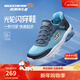 Skechers斯凱奇閃穿鞋兒童時(shí)尚休閑鞋懶人一腳蹬春秋款透氣運動(dòng)鞋403834L 海軍藍色/青綠色/NVTQ 36