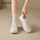 達芙妮戶(hù)外登山鞋女2025新款透氣休閑小白鞋軟底不累腳運動(dòng)鞋 米色 37