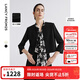 朗姿三醋酸小香風(fēng)2025年夏季新款法式氣質(zhì)高級感黑色短款外套上衣 黑色 M