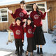 WONST親子裝唐裝馬年本命年全家福2026新年一家三口國風(fēng)新中式母子過(guò)年 加絨衛衣 120 童裝120碼（38-46斤）