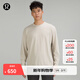 lululemon丨Relaxed Fit 男士訓練寬松剪裁長(cháng)袖 T 恤 LM3DIFS 雜色生亞麻 2XL