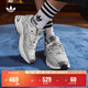 adidas「貝果鞋」adidas ASTIR厚底增高網(wǎng)面老爹鞋阿迪達斯三葉草   灰色   38