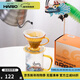 HARIO&MASADA聯(lián)名2024龍年限定手沖套裝玻璃杯分享壺V60濾杯便攜式濾杯 1-2人份龍年限定手沖套裝