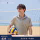 Tommy Hilfiger【輕柔感】夏季男裝透氣珠地網(wǎng)眼短袖T恤鑲邊翻領(lǐng)POLOJ9195
