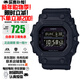卡西歐（CASIO）G-SHOCK太陽(yáng)能巨G大方塊潮流時(shí)尚運動(dòng)防水男表送禮推薦情人節禮物 大方塊GX-56BB-1太陽(yáng)能