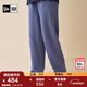 NEW ERA紐亦華MLB休閑長(cháng)褲重返滑板系列男女情侶NY水洗直筒 14385160-深藍色 紐約洋基隊 M