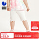 迷你巴拉【七分打底褲】女童夏新款木耳邊可愛(ài)褲子 本白10101 140