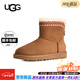 UGG秋冬季新款女士時(shí)尚舒適保暖純色平底圓頭短筒休閑雪地靴2026新款 CHE | 栗色 39
