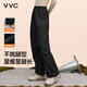 VVC休閑褲男女秋冬戶(hù)外防風(fēng)保暖褲子寬松工裝褲傘兵褲沖鋒褲 星空黑（保暖防風(fēng)防水） M