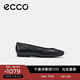 愛(ài)步（ECCO）芭蕾舞鞋 冬季百搭圓頭羊皮單鞋舒適通勤淺口女鞋 舞悅234323 黑色23432301001 39