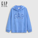 蓋璞（GAP）男女童2026春季新款logo毛圈寬松連帽衫兒童裝衛衣外套861114