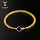 意西狄曼天然14k金彩寶手飾刻面黃色藍寶石手鏈女納福轉運簡(jiǎn)約時(shí)尚送女友 14K金黃色藍寶石手鏈（國協(xié)質(zhì)檢） 19cm