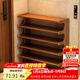 木雙福鞋架簡(jiǎn)易家用門(mén)口多層入戶(hù)鞋柜客廳小型宿舍收納置物架