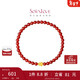 周大福SOINLOVE蜜粉金十里紅妝葫蘆福祿黃金玉髓手串VR1607