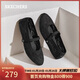 斯凱奇（Skechers）女鞋秋季蕾絲淺口單鞋平底時(shí)尚通勤鞋休閑瑪麗珍鞋158995
