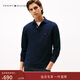 Tommy Hilfiger25新款秋冬男裝商務(wù)休閑純色小繡標修身長(cháng)袖T恤POLO衫