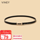 viney牛皮細腰帶女裝飾西裝外套裙帶腰帶收腰大衣時(shí)尚百搭皮帶生日禮物