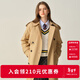ELAND衣戀風(fēng)衣女英倫風(fēng)雙排扣外套2025秋季新款 卡其色(35)Beige S /160