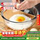 青蘋(píng)果新年禮物食品級加厚和面盆4.5L水果沙拉碗打蛋碗拌餡盆揉面盆