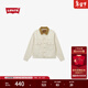 Levi's李維斯男士寬松美式懷舊復古vintage哈靈頓風(fēng)牛仔夾克外套 米白色 0016V-0000 L