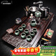 琦軒源茶具套裝家用黑檀實(shí)木茶盤(pán)功夫茶杯辦公會(huì )客全自動(dòng)燒水壺茶臺整套