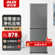 奧克斯雙開(kāi)門(mén)冰箱家用中小型冷藏冷凍兩用大容量節能省電小戶(hù)型電冰箱 【凈味款】278升級款【冷凍3層冷藏4層】213L