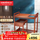 金灶（KAMJOVE） 多功能組合式木雕移動(dòng)茶車(chē)茶盤(pán) 整套茶具套裝全自動(dòng)上水電熱水壺 KW-6000單茶車(chē)木框 1個(gè)