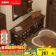 家逸實(shí)木換鞋凳入戶(hù)門(mén)口高級感穿鞋凳家用玄關(guān)進(jìn)門(mén)鞋凳鞋柜一體可坐