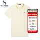 哈吉斯（HAZZYS）男裝 夏季刺繡logo翻領(lǐng)休閑通勤短袖polo衫男ASTZE03BE12