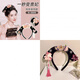 貴人宮廷風(fēng)毛絨發(fā)箍大人可愛(ài)格格少女頭箍發(fā)卡氣質(zhì)旗頭古代頭飾 貴人發(fā)箍+貴妃發(fā)箍