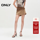 ONLY夏季時(shí)尚漸變水洗高腰裙褲短褲牛仔褲女|124243054 E09 利口褐色 S 160/64A