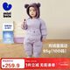 迷你巴拉巴拉連體羽絨服男女童寶寶冬季加厚三防萌趣動(dòng)物毛絨帽羽絨連體衣