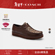 蔻馳（COACH）新品男士男鞋經(jīng)典標志馬球靴皮革一腳蹬樂(lè )福鞋靴輕奢商務(wù)休閑皮鞋 橡木色/楓樹(shù)棕色 40