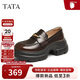 他她TATA魔法偵探英倫厚底樂(lè )福鞋女鞋小皮鞋女鞋單鞋7OL35AA5 棕色 37