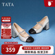 他她（TATA）高跟瑪麗珍鞋單鞋女銀色小香風(fēng)女款7YA07AQ4 銀/黑色 38