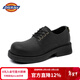 Dickies【明星同款】皮鞋休閑鞋復古英倫風(fēng)工裝鞋情侶款 黑色 38