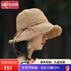 COYOJOR希遙家草帽女夏太陽(yáng)帽大沿可折疊海邊度假蝴蝶結遮陽(yáng)帽休閑百搭沙灘帽女 淺咖色(升級加密版) (54-57cm)可調節