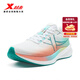 特步（XTEP）360X2.0LITE跑鞋男女鞋競訓馬拉松減震輕彈訓練跑步鞋舒適運動(dòng)鞋 經(jīng)典白/淺紅橙/湖碧青【男】 41
