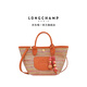 LONGCHAMP瓏驤Le Panier Pliage Rainbow女包mini斜挎包提籃包