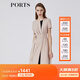 PORTS寶姿春夏新品女裝短袖長(cháng)連衣裙LM8D258NWB011 貝殼色 XL (10)