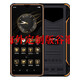 捷語(yǔ)（gofly）無(wú)攝像頭智能手機谷歌海外定制版保密電子廠(chǎng)專(zhuān)用手機原生安卓自研系統 黑橙色 海外定制版10GB+256GB