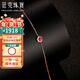 廷亮緬甸天然紅寶石手鏈0.2克拉18K金鑲嵌鉆石送愛(ài)人