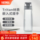膳魔師（THERMOS）Tritan塑料水杯夏季男女運動(dòng)瓶戶(hù)外隨行杯生日禮物TCSD 迷霧灰700ml