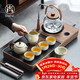 尚言坊功夫茶具整套高檔茶盤(pán)帶燒水壺一體泡茶器全套煮茶器煮茶爐套裝