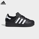 阿迪達斯（adidas）三葉草小白鞋男女經(jīng)典SUPERSTAR貝殼頭板鞋運動(dòng)鞋 JH9977黑色