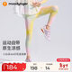 moodytiger【仙女家族】女童緊身褲涼感防曬夏季兒童印花輕薄高彈透氣運動(dòng)褲