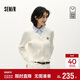 森馬（Semir）商場(chǎng)同款|森柔針織開(kāi)衫女冬季襯衫領(lǐng)假兩件2025毛衫101725107022