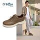 金利來(lái)（Goldlion）男鞋秋款爆米花科技休閑鞋男戶(hù)外運動(dòng)鞋G567530645CCA棕38