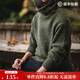 馬登工裝 美式復古純色保暖高領(lǐng)針織衫馬海毛毛衣秋季個(gè)性打底衫男 軍綠色 XL